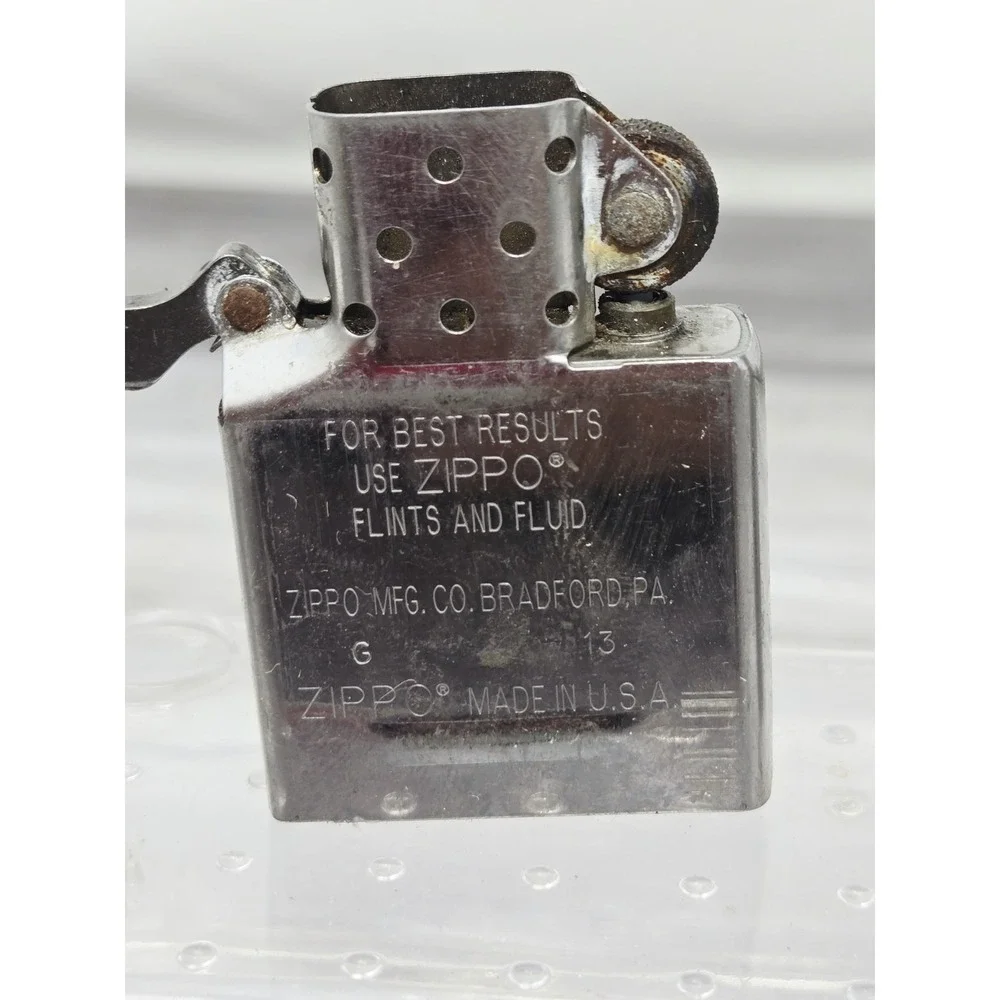 Zippo Aged American USA Flag Patriotic Distressed Worn And Weathered Lighter